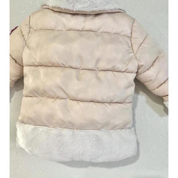 Jessica Simpson Pink Baby Girls' Puffer Jacket, Size 18M - Picture 3 of 11